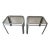 1970s Mid-Century Modern Chrome and Smoked Glass Side Tables – Set of 2/ Sold For Sale