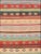 Tribal Mid 20th Century Vintage Turkish Kilim Carpet With Colorful Geometric Stripe Design For Sale - Image 3 of 13