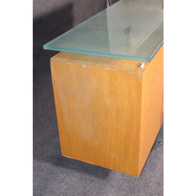 Mid 20th Century Glass Top Cabinet For Sale - Image 11 of 12