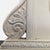 Wood Carved and Arched Mirror in White Finish For Sale - Image 7 of 8
