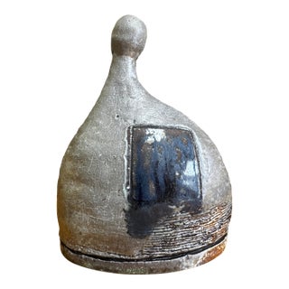 Contemporary Sculpture Clay Figure Soda Fired For Sale