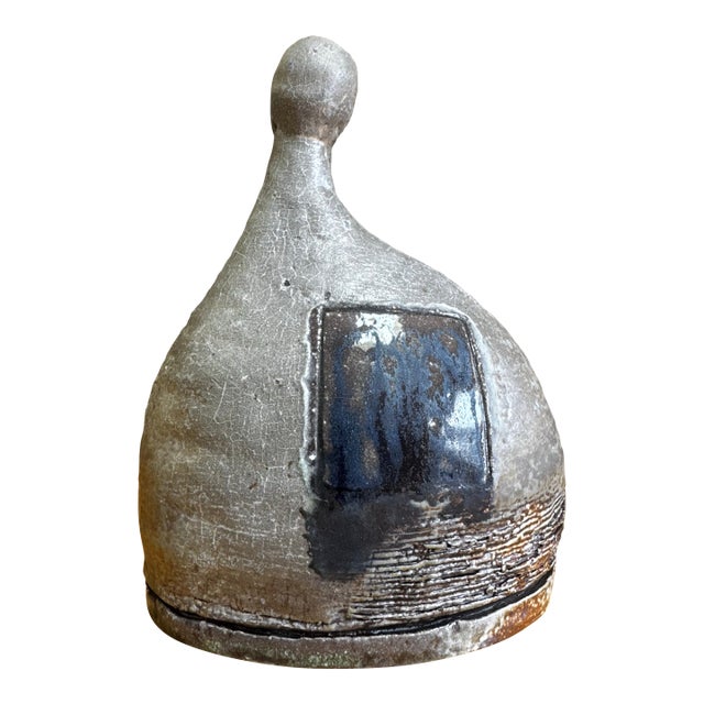 Contemporary Sculpture Clay Figure Soda Fired For Sale