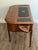 Wood 1980s Louis XVI Directoire Style Cherry Leather and Marble Writing Desk For Sale - Image 7 of 10