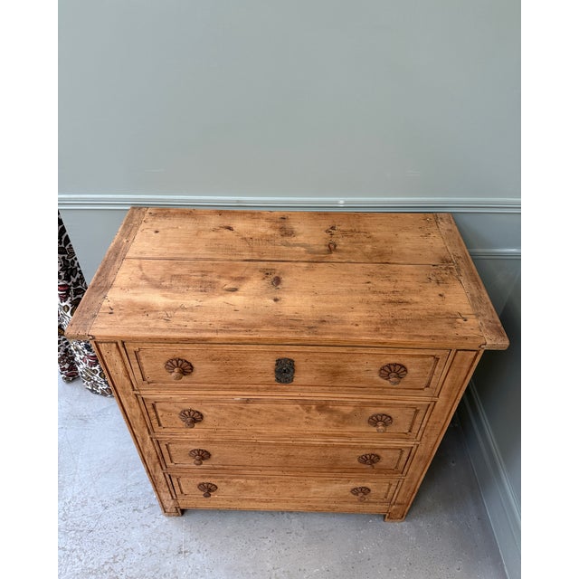 Antique Country Chest of Drawers in Pine, 1890s For Sale - Image 10 of 14