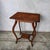 Wood Antique Arts & Crafts Walnut Side Table with Drawer For Sale - Image 7 of 7