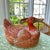 Chinoiserie Mottahedeh Lowestoft Reproduction Peking Duck tureen // Chinoiserie duck // hand-painted // Made in Italy // 1950s decor // orange and gold For Sale - Image 3 of 9