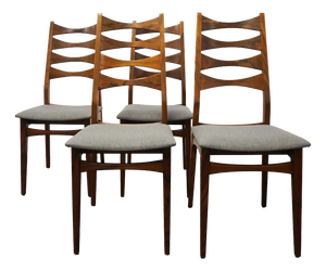 Vintage Danish Chairs, 1960s, Set of 4