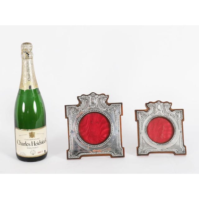 Antique Sterling Silver Photo Frames, 1890s, Set of 2 For Sale - Image 17 of 18