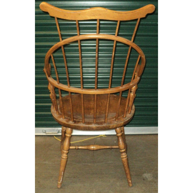 Early 20th Century Antique Vintage Windsor Chair For Sale - Image 5 of 7
