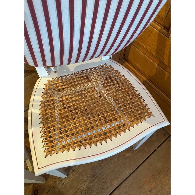 Set of Thirty Painted Georgian Hepplewhite Shield Back Dining Chairs For Sale - Image 4 of 7