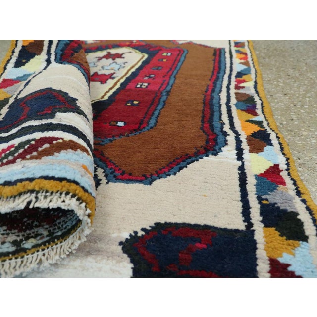 Vintage Persian Hamadan Rug – Size: 2' 5" X 3' 7" For Sale - Image 10 of 11