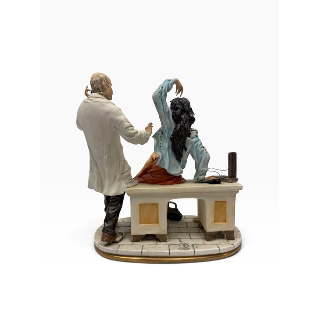 Add a touch of theatrical Italian humor and mid-century artistry to your space with this rare, authentic Capodimonte...