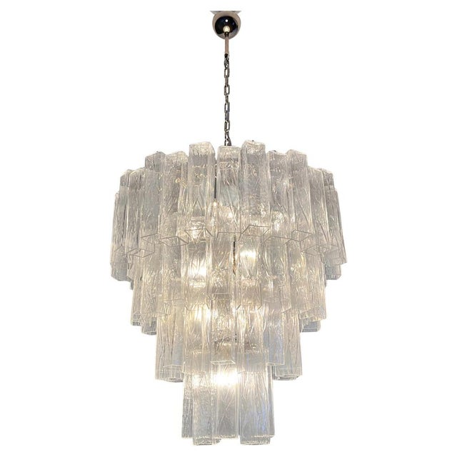 Italian Chandelier in Murano Glass, 1990 For Sale - Image 3 of 14