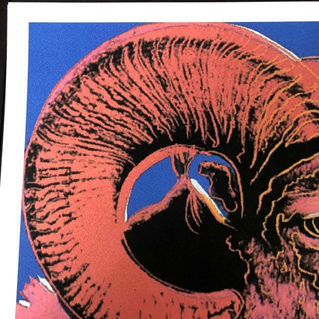 1990s After Andy Warhol "Bighorn Ram" Lithograph For Sale - Image 9 of 11
