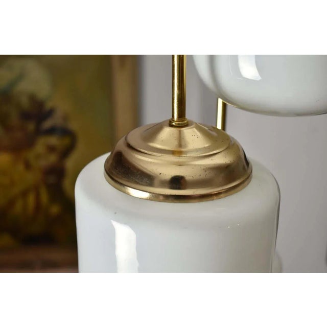 1970's Four Light Italian Pendant For Sale - Image 6 of 8