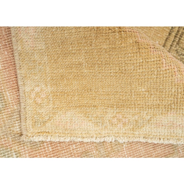 Turkish Mini Rug Oriental Hand Knotted Vintage Rug 1'7" x 3'5" #21266 For Sale In Houston - Image 6 of 8