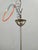 Art Deco Nickel Chandelier with Opaline Glass Globes, 1930s For Sale - Image 6 of 14