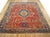 Antique Persian Heriz Oriental rug, Room size An antique Persian Heriz oriental rug, size 12'1" x 10'6", circa 1900. This...