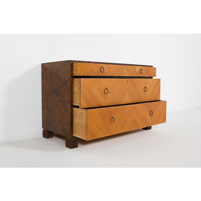 Art Deco Chest of Drawers by Axel Larsson for Bodafors, Sweden, 1930s For Sale - Image 4 of 9