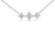 Immerse yourself in the understated elegance of this 10K white gold necklace, rhodium-plated to enhance its radiant...
