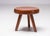 Mahogany Berger Stool from Charlotte Perriand, 1960s For Sale - Image 6 of 9