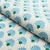 Schumacher Sample - Schumacher Bellini Indoor/Outdoor Fabric in Lagoon For Sale - Image 4 of 6