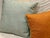 Pair of Custom Designer Throw Pillows – Colefax & Fowler Crewel & Brunschwig & Fils Moiré Silk For Sale - Image 10 of 12