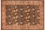 Shabby Chic 1990's Pak-Persian Black/Taupe Wool Rug - 6'1'' X 9'1'' For Sale In New York - Image 6 of 9