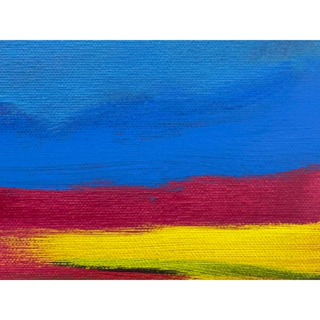 Blue John Fooks Acrylic on Canvas Painting For Sale - Image 8 of 12