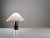 Designed in 1968, this is the largest version of the Elpis table lamp manufactured by Guzzini. The construction features a...