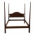 Vintage Davis Cabinet Co. Mahogany 4 Poster Queen Size Bed For Sale