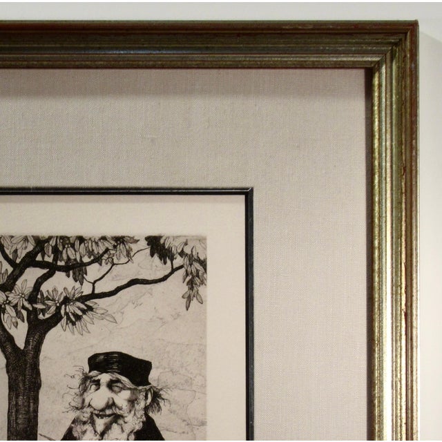 Black Charles Bragg The Mural Day C. 1970 Reproduction Print For Sale - Image 8 of 8