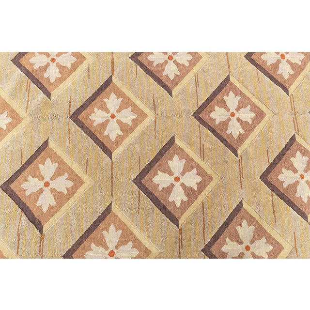 Contemporary Aubusson High & Low Flat-Weave Rug by Matthew P. Smith for Doris Leslie Blau. Size: 8'0" × 10'0" (243 × 304...