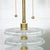 Pair of Stacked Murano Glass Disk Table Lamps For Sale - Image 4 of 10