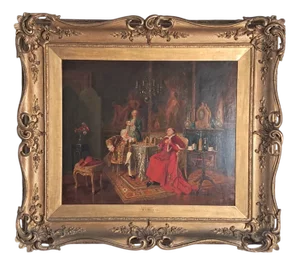 Borione, Checkmate, 1900, Oil on Canvas