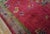 1920s Beautifully Crafted Modern Fuschia Background Rug and Vibrant Multicolor Accents Floral Design For Sale - Image 5 of 12