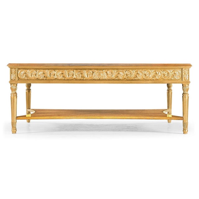 The Square Coffee Table shows off French Neoclassical style with its clean lines, quality materials, and careful details....