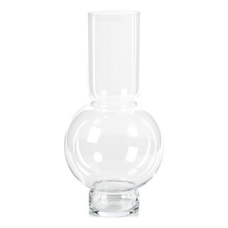 Chaumont Glass Vase, Clear For Sale