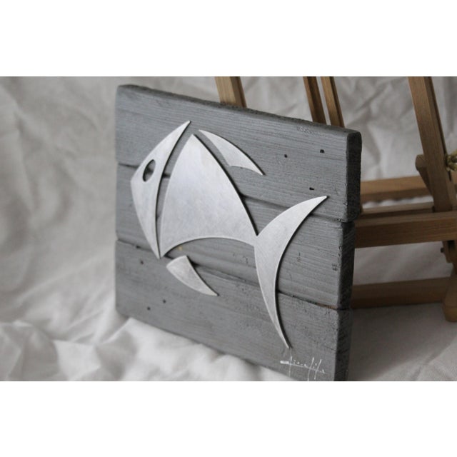 Contemporary Metal Fish Skeleton from Jean-Claude Giorgi, 2000s For Sale - Image 3 of 13