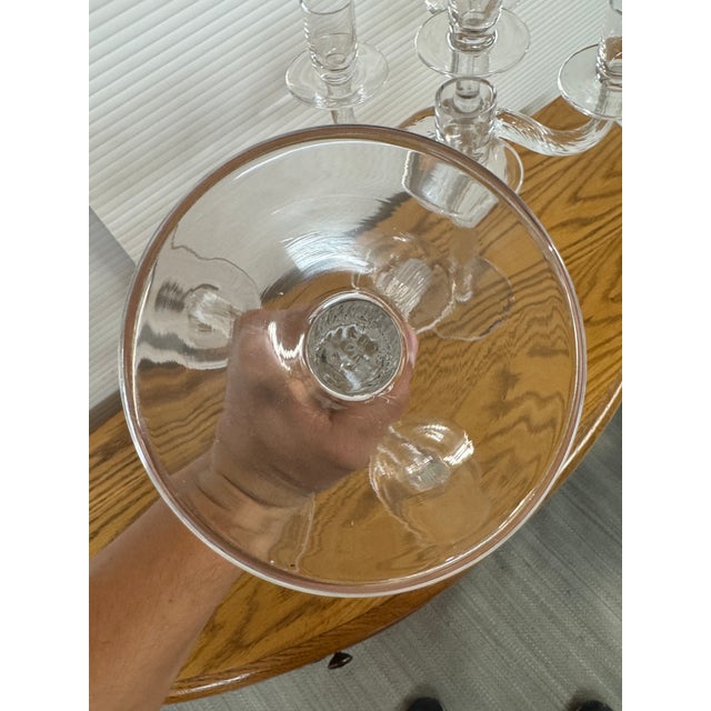 Crystal Taper Candelabras, Pair For Sale - Image 12 of 12
