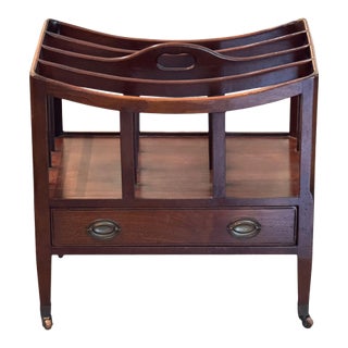 19th Century English Canterbury With Drawer For Sale
