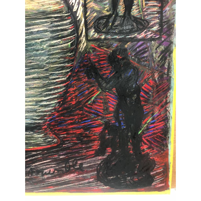 Drawing/Sketching Materials 1996 Adrienne Anderson Pastel For Sale - Image 7 of 11