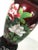 Old Japanese 'Red and White Roses' Vase Ginbari Cloisonné With Solid Silver Trim For Sale In Tampa - Image 6 of 8
