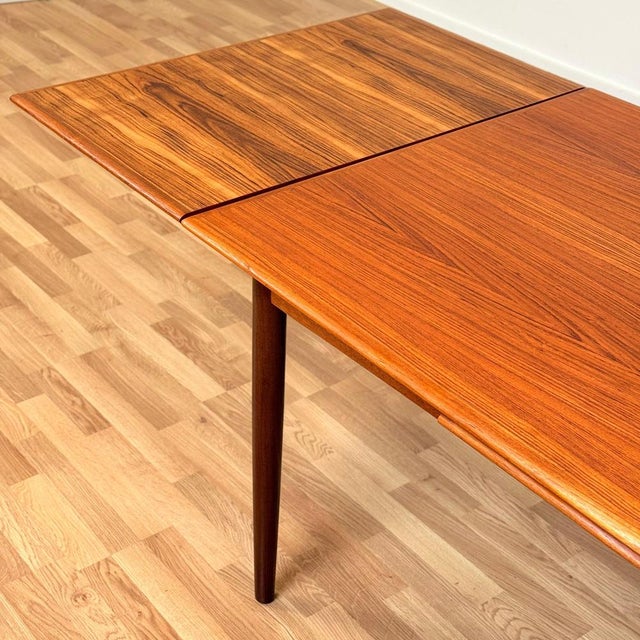 Dining Table in Teak, Denmark, 1950s-1960s For Sale - Image 3 of 12