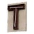 Large Vintage Neon Marquee Letter "T" From Pan-Pacific Auditorium For Sale
