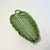 Hollywood Regency 1990s Vintage Boho Chic Portuguese Bordallo Pinheiro Trompe L’Oeil Banana Leaf Serving Dish For Sale - Image 3 of 16