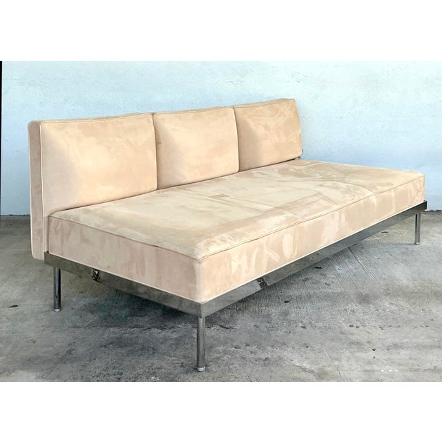 Vintage Contemporary Polished Chrome Sofa For Sale - Image 12 of 12