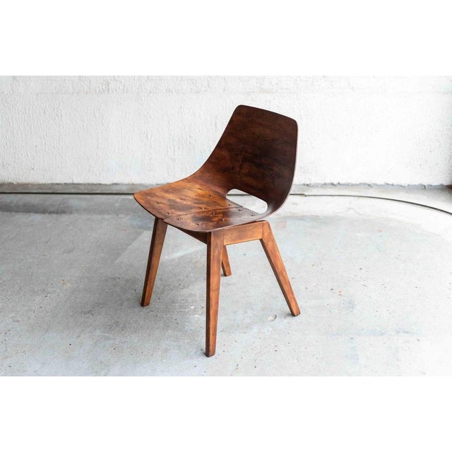 Tonneau Dining Chairs by Pierre Guariche, Set of 6 For Sale - Image 13 of 18