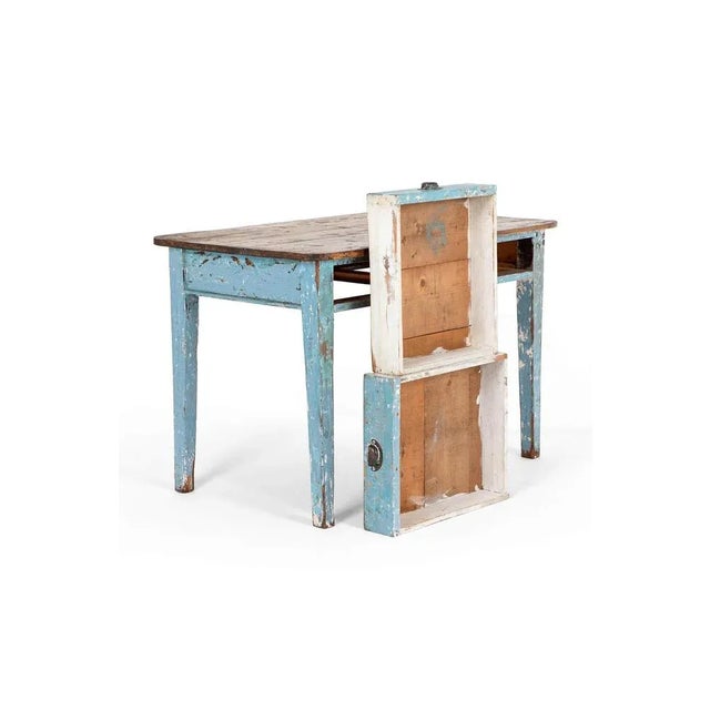 Wood English Pine Preparation Table For Sale - Image 7 of 11