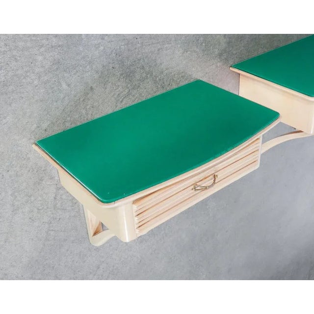 Italian Bedside Tables in the Style of Valabrega, Set of 2 For Sale - Image 3 of 9